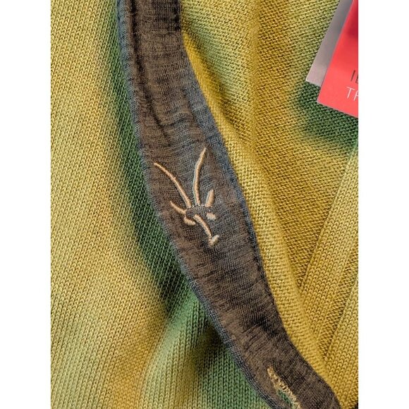 Ibex Cardigan Women's NWT Green Cashmere Wool Knit Sweater Size Small - Picture 5 of 12